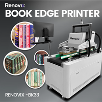 Imprimante numérique Renovix New Single Pass Book Edge pour les bords des livres |   Machine d'impression jet d'encre CMYK haute vitesse à alimentation automatique pour l'art, impression directe sur les bords