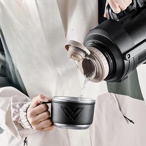 Borge công suất lớn đôi tường thép không gỉ cách nhiệt chai nước với trà nước tách lọc cho cắm trại ngoài trời - Product Image 4