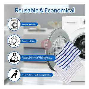 ผ้าซับไมโครไฟเบอร์สำหรับทำความสะอาด ZR850002ไอน้ำทำความสะอาด ZR005804 ZR005801แผ่นที่ล้างทำความสะอาดได้สำหรับ RY8xxx RY7xxx - Product Image 4