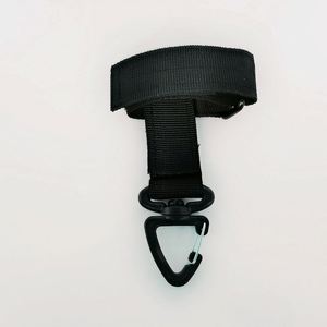 Mousqueton personnalisé en sangle textile tactique multi-usage avec boucle crochet d'aigle, porte-clés promotionnel, mousquetons, porte-clés - Product Image 5