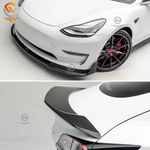 ชุดบอดี้คาร์บอนไฟเบอร์สำหรับ <span class=keywords><strong>Tesla</strong></span> รุ่น<span class=keywords><strong>3</strong></span> V,สปอยเลอร์หลังกันชนหน้าหลัง - Product Image 3