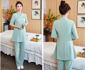 Nuevos uniformes de belleza Salón de spa coreano Esteticista Ropa Masaje de uñas Terapeuta Uniforme Ropa de masaje de alta calidad - Product Image 5