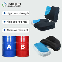 Matériau en mousse de polyuréthane personnalisé pour coussin de siège en mousse à mémoire de forme, haute résistance à la croûte, mousse PU résistante à l'abrasion pour le bureau