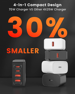 Ldnio A4808Q Tùy Chỉnh <span class=keywords><strong>70W</strong></span> Siêu Nhanh Sạc Máy Tính Để Bàn Sạc Pd QC 3.0 Cho Máy Tính Xách Tay Điện Thoại Phổ Sạc <span class=keywords><strong>Adapter</strong></span> - Product Image 3