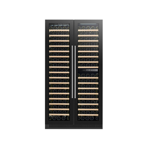 Refrigerador para Vino Tinto con Certificado ETL 316, <span class=keywords><strong>Vertical</strong></span>, Comercial, con Dos Puertas de Vidrio, Tres Zonas de Temperatura Independientes - Product Image 2