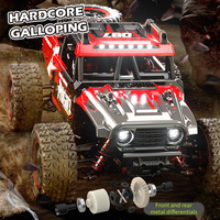 Voiture RC 4 canaux tout-terrain 48 km/h, buggy télécommandé haute vitesse, moteur à balais, véhicule télécommandé tout-terrain 1:14