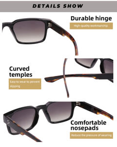 Lunettes de soleil PC tendance, lunettes de soleil à la mode, vente en gros <span class=keywords><strong>pas</strong></span> chère, classiques, populaires, lunettes de soleil en plastique pour hommes et femmes - Product Image 3