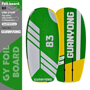 GY OEM ODM fibra de carbono 83CM Downwind Foil Board tabla de surf Skimboard Kiteboards Hydrofoil Wingfoil verde 100L Ocean Waters - Product Image 1