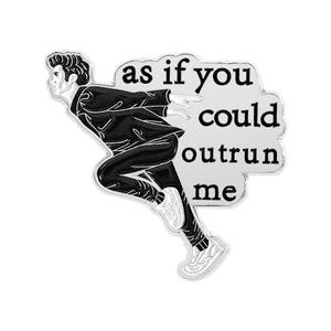 Pin de Esmalte Metálico Pintado con la Frase '<span class=keywords><strong>Te</strong></span> <span class=keywords><strong>Amaré</strong></span> por Siempre', Broche Inspirado en la Película de Vampiros, Insignia de Solapa, Joyería, Regalo para Fanáticos, Venta al por Mayor - Product Image 6