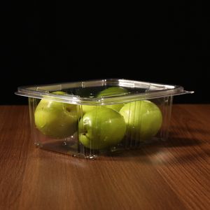 Boîtes d'emballage transparentes en clamshell pour <span class=keywords><strong>raisins</strong></span>, prêtes à consommer, à emporter, fabriquées en Chine, avec conteneur inviolable - Product Image 1