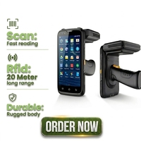 Lector RFID de Largo Alcance, PDA Android Resistente al Agua con Bluetooth y LTE, Escáner de Códigos de Barras, Colector de Datos, Precio de Fábrica, Proveedor Mayorista