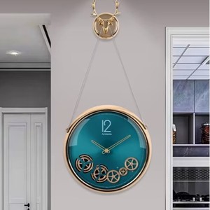 Modern Minimalist Round Wall <b>Clock</b> Battery Powered Quartz <b>Clock</b> For Living Room Home Decor 2024 Style Single Face - Product Image 1