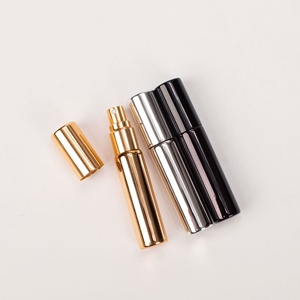 New Design Unique Silver and Gold Round Glass Cosmetic Bottle with Screw Lid Packaging - Product Image 5
