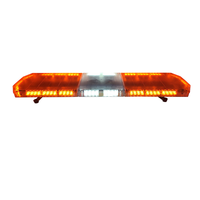 Barre de feux de circulation de 47 pouces LED étanche IP67 Combo Beam Warning Light Rouge Bleu Vert Ambre Blanc
