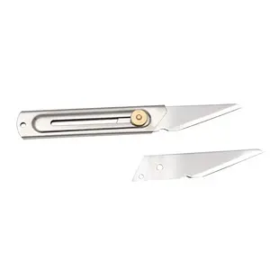 Couteau d'art réglable en acier inoxydable outil de cire portable couteau à découper en gypse pour le travail du bois