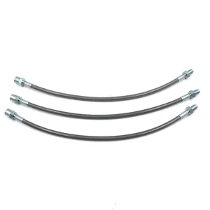 Modified vehicle high burst pressure stainless steel braided PTFE AN3 / AN4 brake hose for VOLVO 940/ 740/ 850