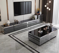 Nouvelle Combinaison Meubles de Salon Très Demandée : Table Basse Simple et Meuble TV