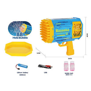 Nueva Pistola de Burbujas Eléctrica de 88 Agujeros, Máquina Automática para Hacer Burbujas al Aire Libre, Juguete de Verano para Niños - Product Image 3