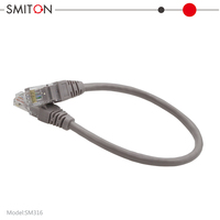 Cable de Red Ethernet LAN CAT6 UTP FTP de 2M 3M 5M 10M Azul Negro RJ45 23AWG para Internet y Computadora