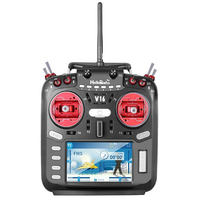 Émetteur radio multi-protocoles HelloRadio V16 MAX avec écran tactile EdgeTX et tête haute fréquence pour drone FPV RC