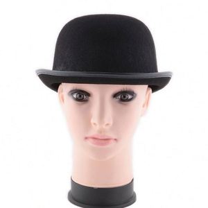 Chapeau melon noir pour costume, idéal pour l'église et Halloween - Matière textile fabriquée en Chine - Product Image 2