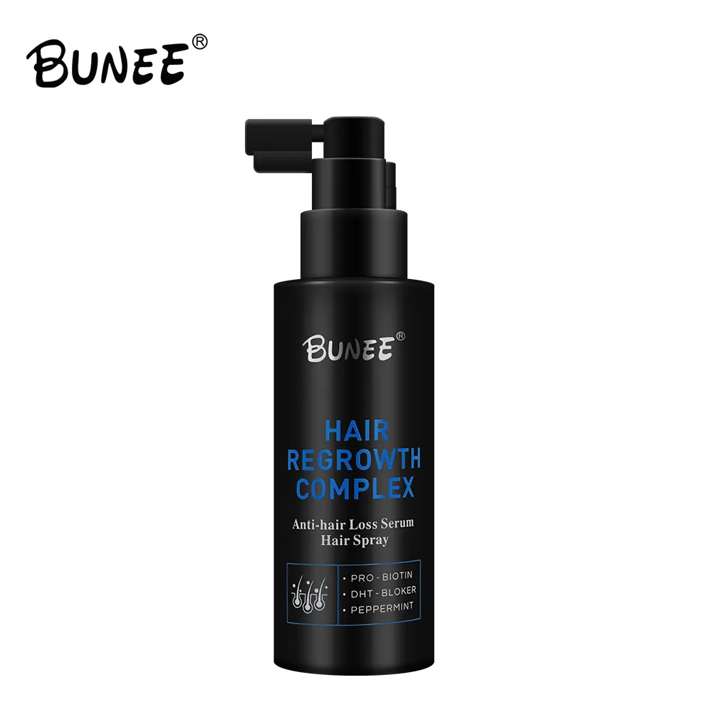 BUNEE 60ml anti kayıp biyotin biberiye hint yağı zencefil kollajen canlandırır saç folice saç büyüme yağı serum