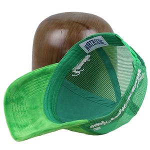 6 Paneel Gebogen Rand Fluwelen Mesh Gemeenschappelijke Grappige Olijfgroen Schuim <span class=keywords><strong>Trucker</strong></span> Hoed Met Letter Patroon Vier Seizoenen Unisex - Product Image 5