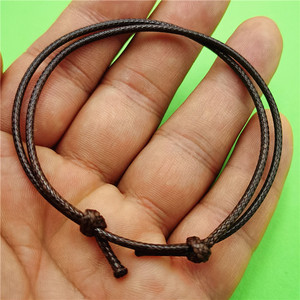 Fashion <b>String</b> <b>Bracelets</b> Stretchable Braided Black Red Pink Coffee Light Gray 1.5mm 2.0mm Coarse For Couples Children Anklets - Product Image 2