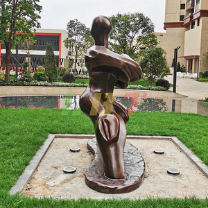 Escultura Abstracta de Fibra de Vidrio con Figura de Tai Chi, Adorno Decorativo para Parque al Aire Libre, Montaje en Suelo, Hecho a Mano y Personalizado - Product Image 2