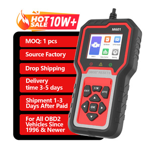 M601 strumento diagnostico automobilistico avanzato con funzioni OEM 40000 + libreria codice di guasto <span class=keywords><strong>Obd2</strong></span> Scanner per la riparazione Mercedes-Benz - Product Image 1