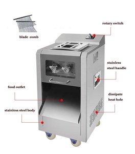 Commercial Stainless Steel <strong>Meat</strong> Slicer &amp; Shredder Steak &amp; Beef Dicer Cube Cutting <strong>Machine</strong> - Product Image 2