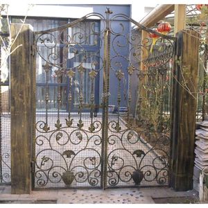 <span class=keywords><strong>Portail</strong></span> <span class=keywords><strong>d</strong></span>écoratif <span class=keywords><strong>en</strong></span> <span class=keywords><strong>fer</strong></span> forgé le plus vendu avec motifs <span class=keywords><strong>d</strong></span>écoupés au laser, idéal pour jardin et allée - Product Image 1