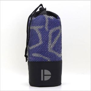 Custom <b>Drawstring</b> Mesh <b>Pouch</b> Black Small Nylon Mesh <b>Drawstring</b> Bag - Product Image 3