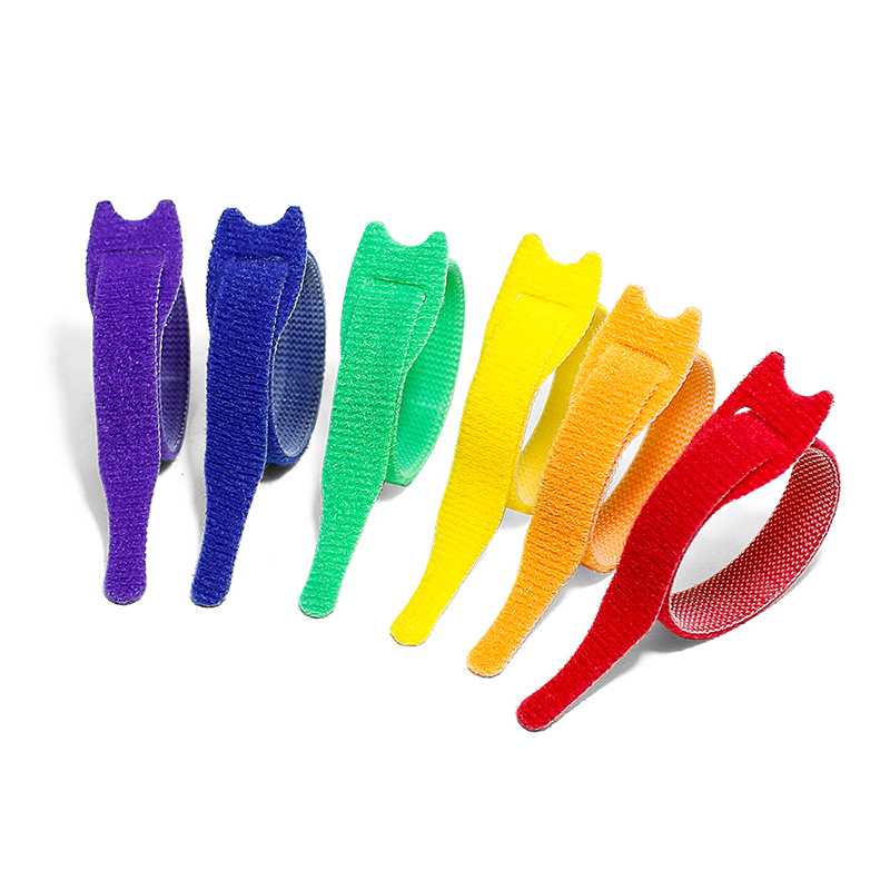 Красочная нейлоновая застежка-крючок и петля, двусторонняя магнитная стяжка