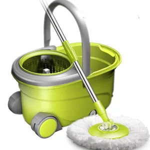 Neue Magie Spinning Mop Eimer System Mit Mopp Griff Haus Boden Reinigung Spinning Mop