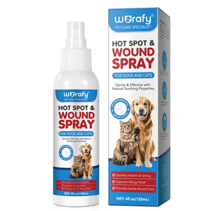 WORAFY Apaise les irritations, les démangeaisons, soulagement antimicrobien, guérit les plaies chaudes des animaux de compagnie, <span class=keywords><strong>spray</strong></span> <span class=keywords><strong>cicatrisant</strong></span> pour chiens et chats - Product Image 1