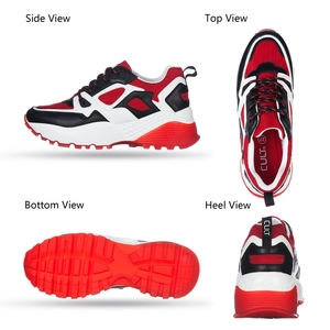 Vente en gros de baskets design de luxe à <span class=keywords><strong>plateforme</strong></span> et semelle épaisse, décontractées pour la marche et la mode pour femmes, chaussures pour papa et hommes - Product Image 2