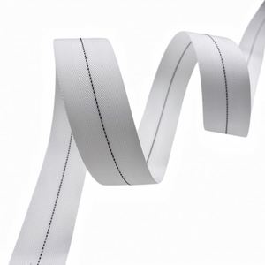 Ruban en polyester blanc, couleur personnalisée, sangle pour la couture de sacs et accessoires vestimentaires - Product Image 2