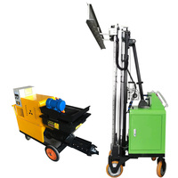 Offre Spéciale ZHONGMEI Machine à Enduire Semi-Automatique Haute Efficacité pour Béton et Ciment, Enduiseuse Murale 800 M/8 Heures, Prix Abordable