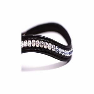 Banda decorativa para cejas de caballo, banda de cuero indio con cristal ostentoso, banda de cuero de canal vacío, precio al por mayor personalizado - Product Image 1