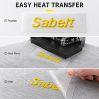Étiquettes thermocollantes personnalisées pour vêtements, patchs en vinyle 3D en relief, logo en silicone, autocollants de transfert thermique pour T-shirts et vêtements