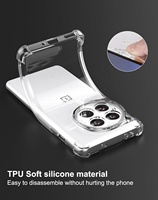 Coque de protection antichoc en TPU de luxe transparent pour OnePlus 12 coques de téléphone transparentes pour téléphones portables