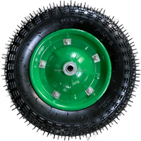 NSPM7026 Roues pivotantes en caoutchouc Roues pneumatiques gonflables pour chariot manuel Roues pneumatiques pour brouette Pneu pneumatique 3.50-8
