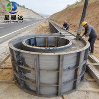 Coffrage en acier revêtu sur mesure / Moule à béton résistant à l'eau pour la construction de puits et le renforcement du béton