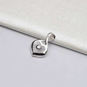 Support de pendentif tendance pour femme en argent S925, accessoires de bijoux en perles DIY, pour 9-10 pendentifs, semi-fini, vide, 629 pendentifs - Product Image 4