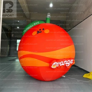 Orange gonflable géante personnalisée pour affichage en centre commercial, boutique éphémère, activation de marque, festival des fruits, vente en gros - Product Image 5