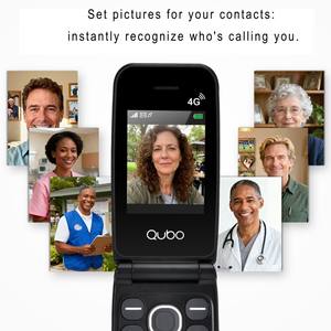 Teléfono Móvil con Tapa para Personas Mayores, 4G LTE VoLTE, Doble SIM, Botones Grandes, Diseño Compacto, Compatible con Idiomas <span class=keywords><strong>Español</strong></span>/Alemán/Francés - Product Image 3