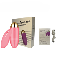 Produits pour adultes en gros, télécommande étanche rechargeable par USB pour vibrateur avec 10 fréquences et 40 dB de bruit pour femmes