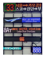 Afficheur LED programmable pour bus ITxPT QL010 pour la publicité, certification CE, norme européenne
