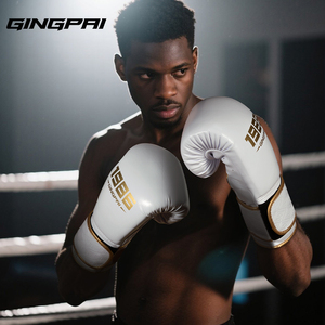 Guantes de Boxeo Profesionales GINGPAI de Microfibra de 16 oz para Hombre y Mujer, Personalizados para Lucha Sanda y Entrenamiento Práctico de Muay Thai - Product Image 6